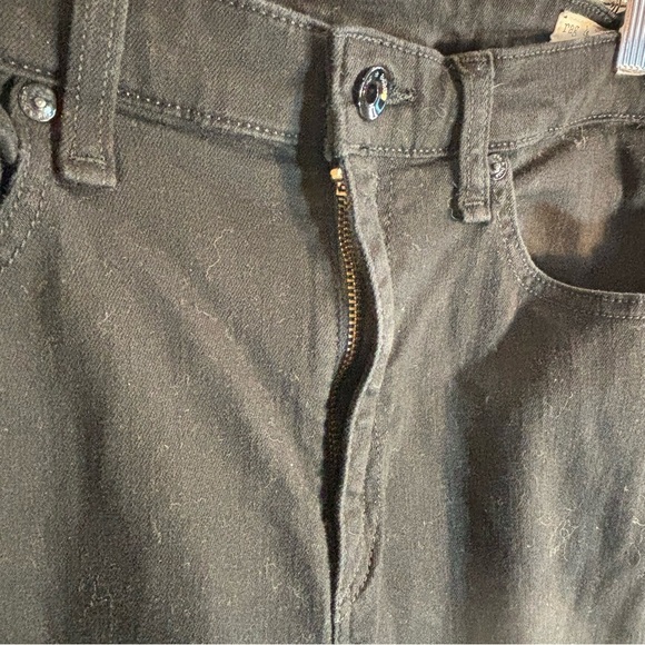 RAG & BONE Sz 31 Nina Jeans Skinny High Rise Ankle Length in Black Denim - Picture 4 of 11